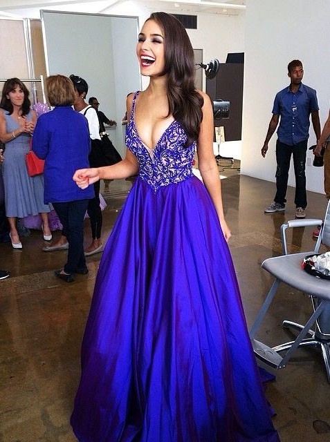 Royal Purple Prom Dresses Long